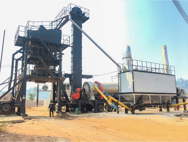 Our Kenyan customer ordered a complete mobile asphalt mixing plant